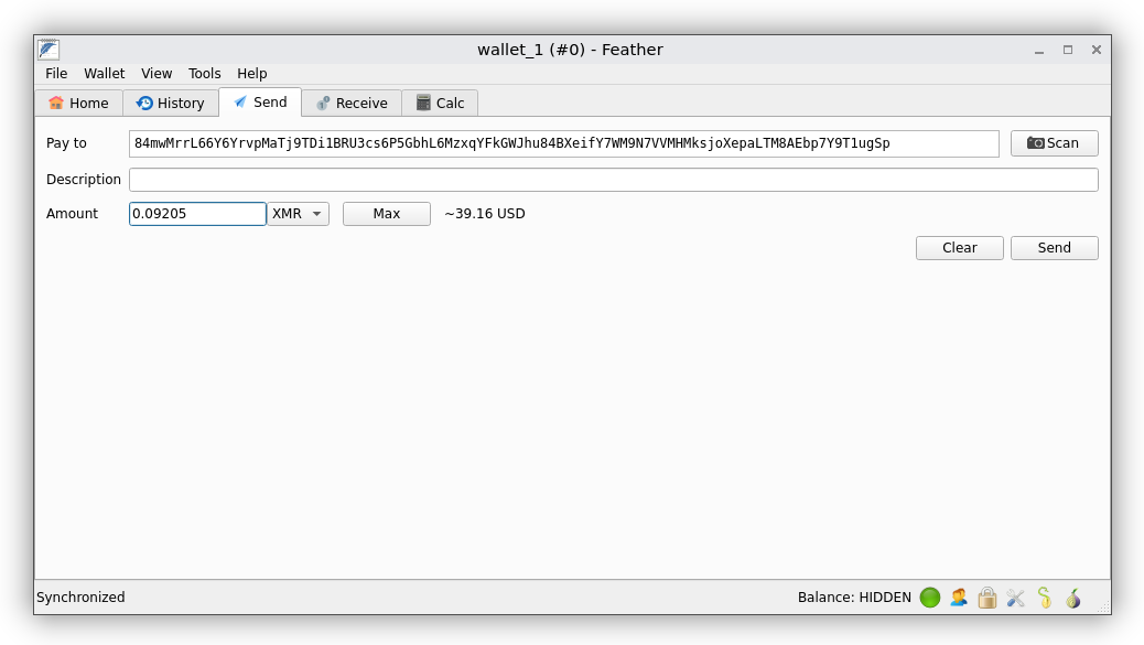 Dark Matter Onion Service