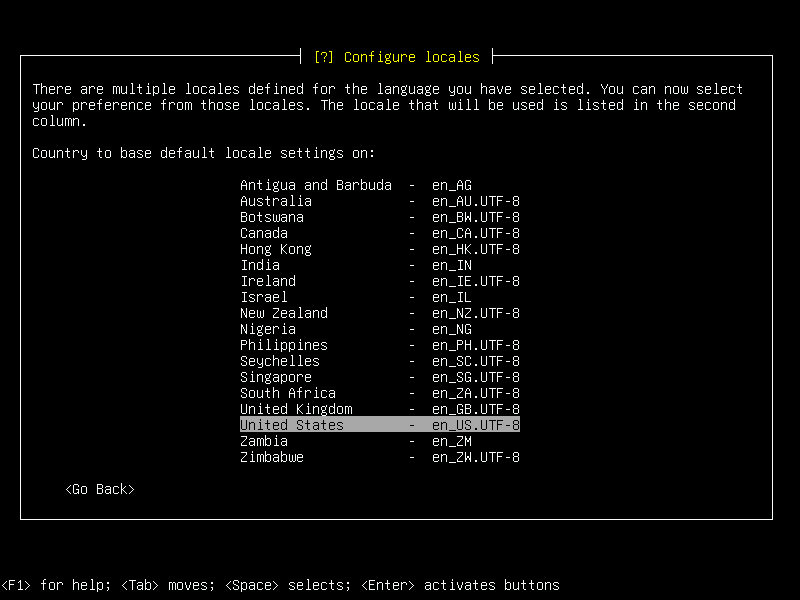Debian 12 installation terminal screeshot