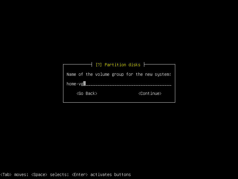 Debian 12 installation terminal screeshot